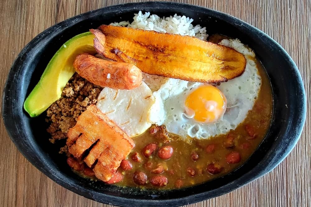 bandeja paisa bandeja paisa - trip to colombia