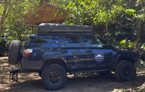 camping in costa rica with an overlander