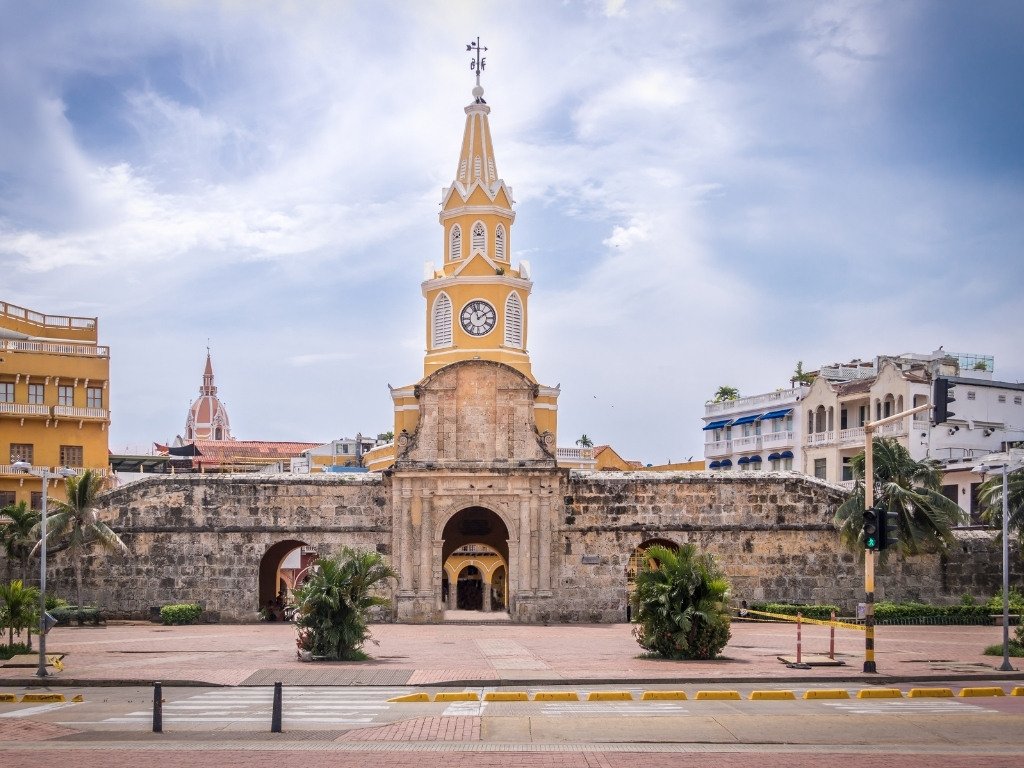 cartagena historic center cartagena clock tower