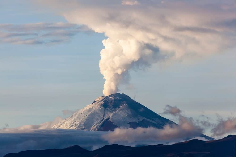 cotopaxi last eruption 2023 active volcano cotopaxi