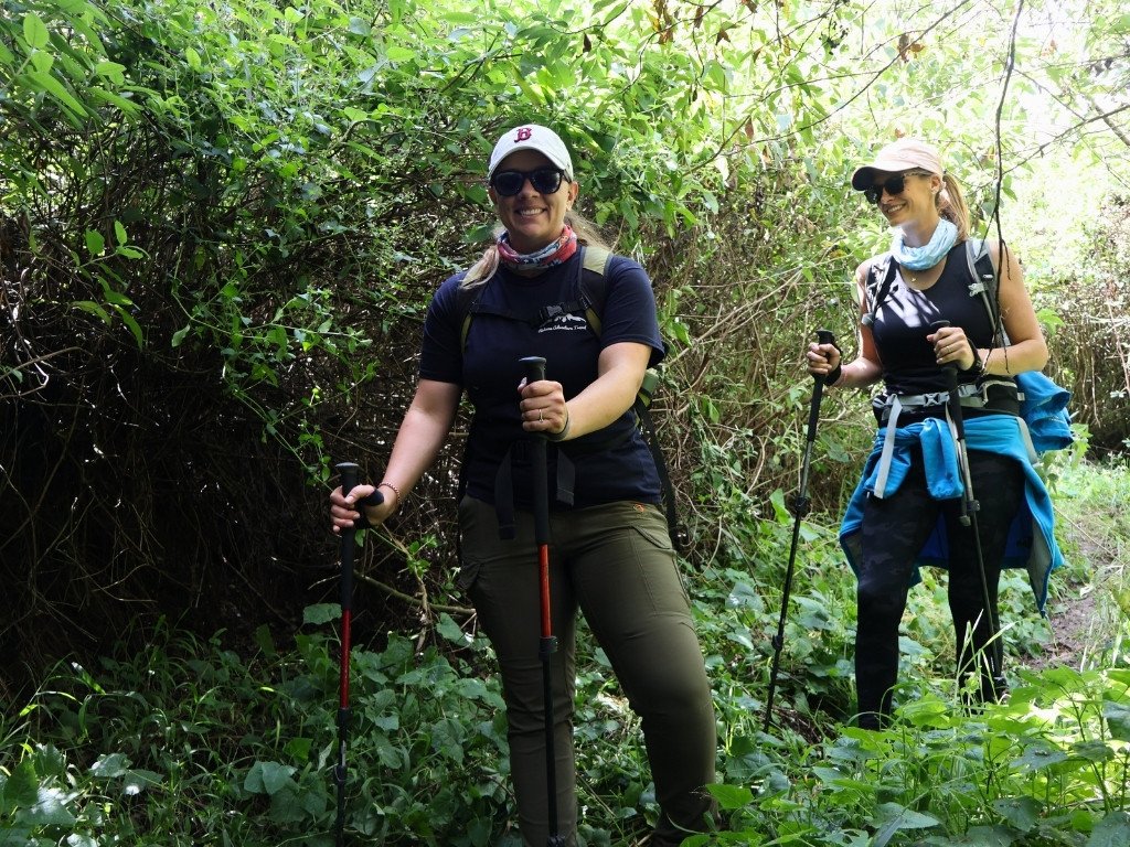 katie hiking around the ecuador andes hiking ecuador andes