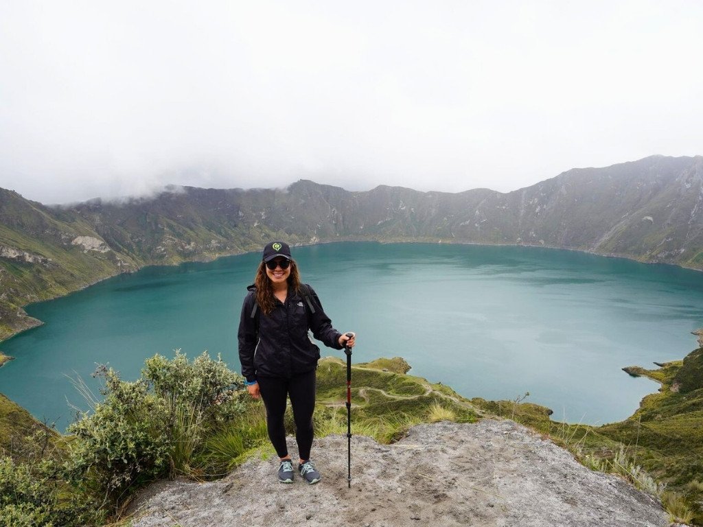 quilotoa lake view quilotoa lake view