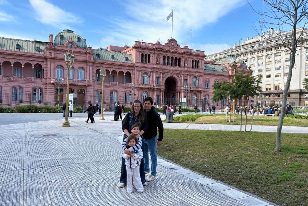 rebecca with family plaza de mayo buenos aires argentina rebecca with family plaza de mayo buenos aires argentina