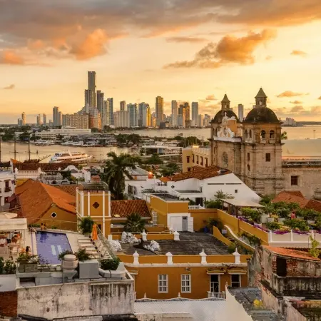 Cartagena-Colombia-sunset Rebecca Adventure Travel CArtagena -Colombia