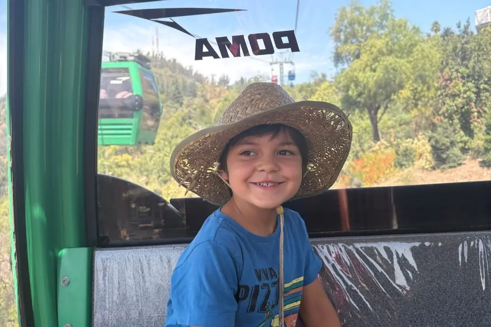 jose miguel cable car santiago chile parque metropolitano chile family trip - jose miguel cable car santiago chile parque metropolitano