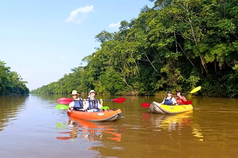 kayak amazon kayaking in the yasuni