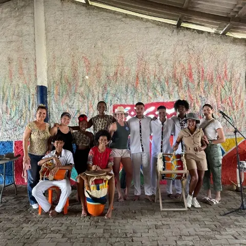 La-Boquilla-Cultural Rebecca Adventure Travel Drum Workshop