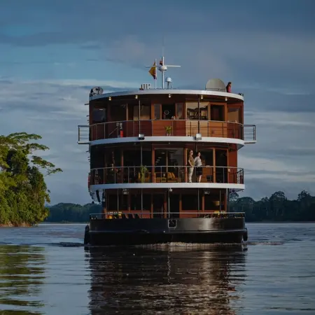 Manatee-Cruise-boarding Rebecca Adventure Travel manatee amazon cruise
