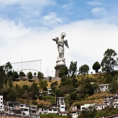 Panecillo-Quito Rebecca Adventure Travel Panecillo Quito Old Town